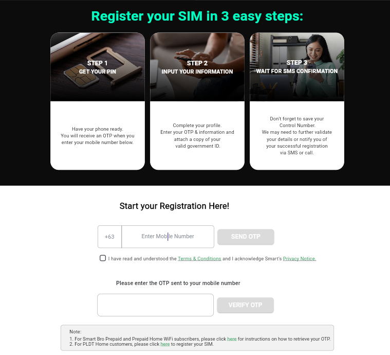 sim registration smart